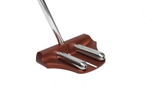 Rife Golf Right Handed Red Two Bar Mallet Putter Patented Roll Groove Technology with Adjustable Weight System. Center Shaft Makes It Perfect for Lining up Your Putts (Right, 35) Rife Golf Right Handed Red Two Bar Mallet Putter Patented Roll Groove Technology with Adjustable Weight System. Center Shaft Makes It Perfect for Lining up Your Putts (Right, 35)