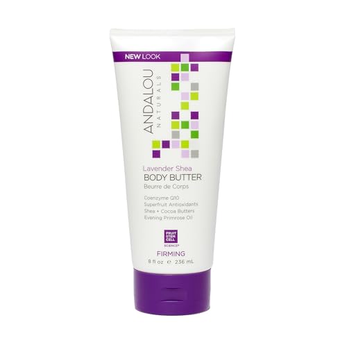 Andalou Naturals Lavender Shea Firming Body Butter, 8 Ounce