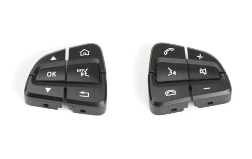 Bouton Commande Volant Mercedes W205 Classe C 2015-2020 Noir 1 Paire
