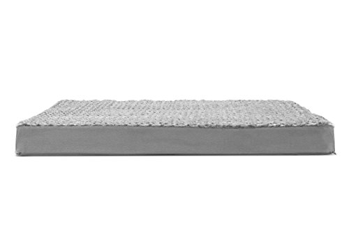 FurHaven Matelas pour Chiens et Chats, avec Mousse à mémoire de Forme et Gel rafraichissant