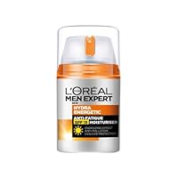 L'Oréal Paris Anti-Fatigue Facial Moisturiser for Men, With Vitamin C and SPF15, Men Expert Hydra Energetic, 50ml