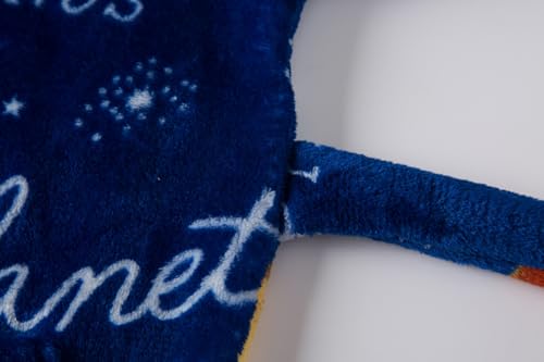 NautySaurs Jungen-Bademantel Mädchen-Bademantel Weich und Warm Kinder Morgenmantel mit Kapuze aus Flanell-Fleece für Kinder, 9-12 Years