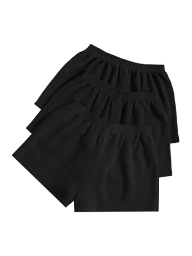Image of SOLY HUX Women's Summer Shorts 3 Packs Casual Comfy Shorts Sets