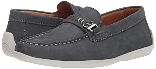 Image of Driver Club USA Unisex-Child Boys /Girls Leather Fashion Luxury Driving Loafer with Rope Anchor Detail