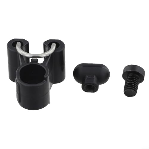 Girftong Folding Bike Head Tube Catcher Nylon With Knob, Secure Latch For Folded Frame, Compatible With for BROMPTON And for 3SIXTY Models, Black