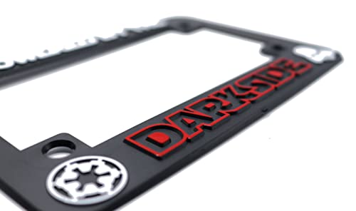 Powered By The Darkside For Star Wars License Plate Frame (Motorcycle) #TOP3