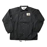 サンタクルズ OBRIEN REAPER PATCH オブライエン パッチ コーチジャケット 黒 ブラック (JP, アルファベット, L, ブラック)