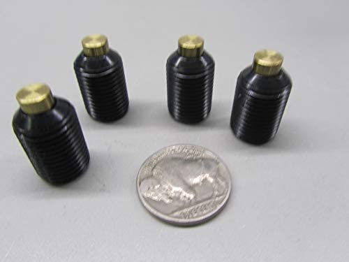Black Oxide Steel Brass Tip Set Screw 1/2