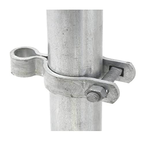 Aiwaiufu 2 Pcs 2-3/8" Chain Link Fence Gate Post Hinge for Outside Diameter Post/Pipe, Pressed Steel Post Hinge by Aiwaiufu - Used condition - Image 5