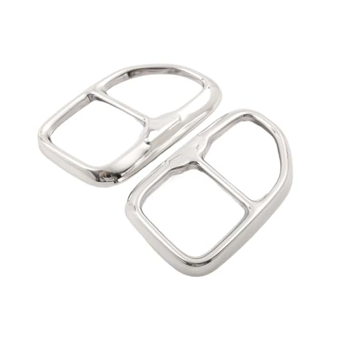 Embouts d'échappement pour BMW X3 G01 et X4 G02 en finition chrome argenté style d'origine