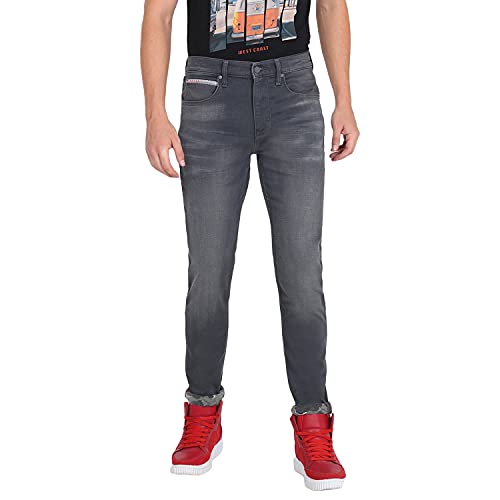 Lee Men’S Slim Fit Jeans (L39990248147_Grey_36W X 31L)
