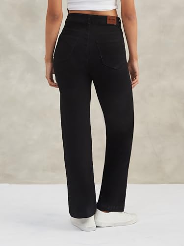 Image of Dolce Crudo Women's High Waist Straight Fit Jeans