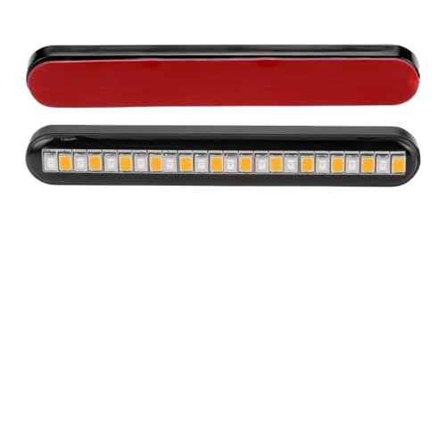 Bande de feux freinage pour moto et clignotants stroboscopiques pour Cruiser Chopper 2pcs