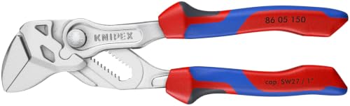 Knipex 86 05 150 Pliers Wrench, 6 in., chrome, comfort grip