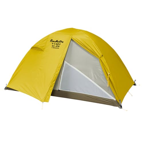 PUROMONTE 軽量 ダブルウォールテント 1人用 4シーズン対応 イエロー[VL-19 4S]テント用品 アウトドア用品