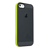Belkin Grip Candy Sheer Case / Cover for iPhone 5 / 5S and iPhone SE (Black / Green)