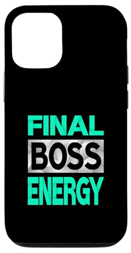 ���C�g�e�B�[�� �A�N�A�J���[ Final-Boss-Energy Light Teal Aqua �X�}�z�P�[�X iPhone 12/12 Pro �p