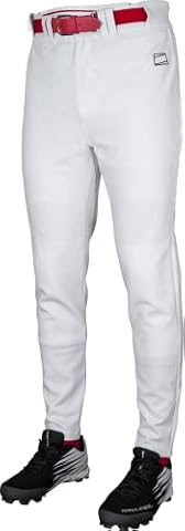 Rawlings Męskie spodnie baseballowe w stylu joggingu, białe, M, biały, M