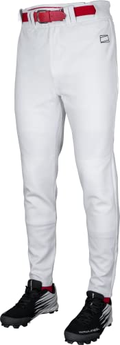 Rawlings Męskie spodnie baseballowe w stylu joggingu, białe, S, biały, S
