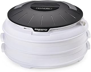 Presto 06300-05 Dehyro 06300 Dehydro Electric Food Dehydrator, Plastic, 600 W, White