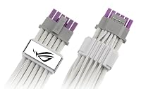 ASUS ROG Equalizer White geätztes 12-V-2x6-PCIe-Kabel – Ansicht 7