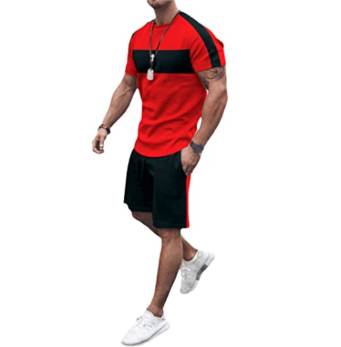T-shirt surdimensionné homme et short : ensemble de sport décontracté XL