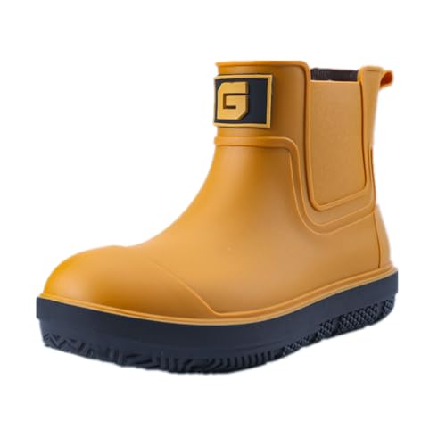 Bottes de pluie Chelsea imperméables unisexes en caoutchouc pour le jardin et la cuisine