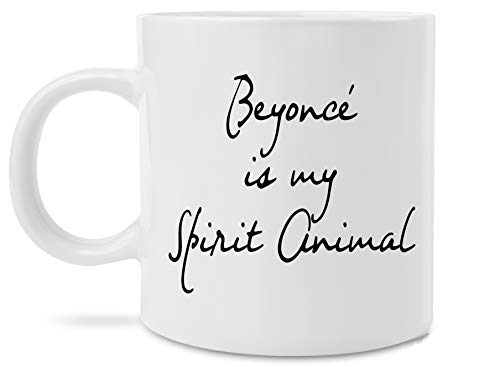 Funny Beyonce is my Spirit Animal Coffee Mug Novelty Gift Jay Z Beyonce Gift