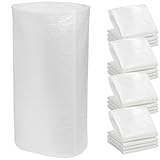 varivendo große Müllsäcke für Styropor Entsorgung 1000L 5 Stück - Seitenfaltsack 75x74x180cm Abfallbeutel Großraumsack KMF Säcke