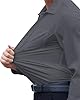 J.VER Grey Dress Shirts Long Sleeve 4-Way Stretch Regular Fit Wrinkle Free Formal Casual Business Wedding Work Button Down Shirt with Pocket S #1