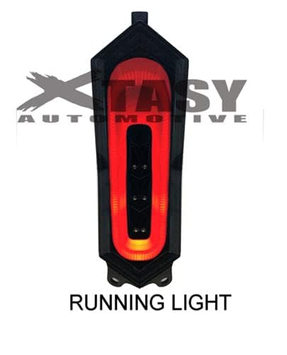 Xtasy Motorsports compatible with Yamaha YZF-R9 2025 black smoke led intergrated tail light