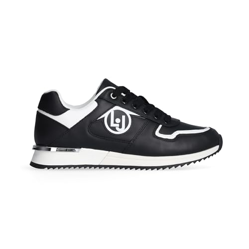  Liu Jo Scarpe Rosy 905 Sneakers Casual Donna Pelle Nero 38