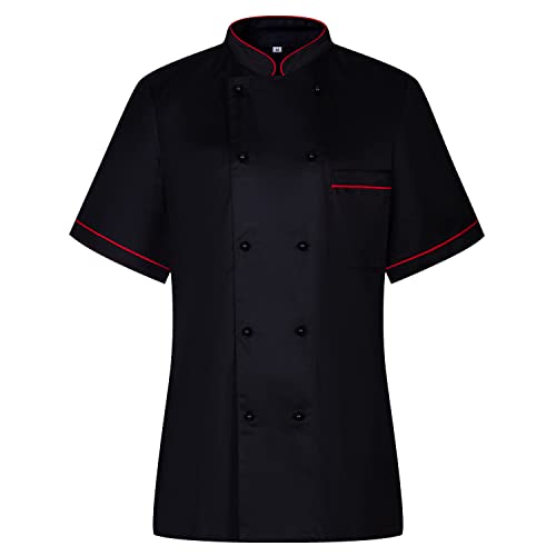 MISEMIYA - Küchenjacke für Damen - Uniformen Chef Jacke Küche - Ref.849B, Negro, XXXL