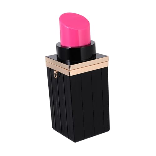 Paquet à bandoulière acrylique rouge à lèvres pour femme avec chaîne