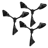 NUOBESTY 3 Stück Windmessbecher Abs Windgeschwindigkeitsmessung Gehäuse Schutz für Windmessgerät Außenbereich Wetterbeständig Robust