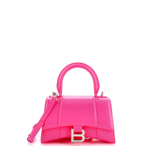 Balenciaga, Pre-Loved Hourglass Top Handle Bag Leather XS, Pink