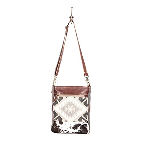 Myra Bags Eazy Breezy Canvas, leather & Rug Shoulder Bag S-18983