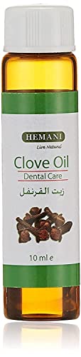 Hemani Clove Oil - Natural Dental Care and Toothache Relief - 10ml - Multiple Health Benefits