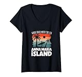 Photo Gallery donna pace in riva al mare - isola di anna maria maglietta con collo a v Photo Gallery donna pace in riva al mare - isola di anna maria maglietta con collo a v