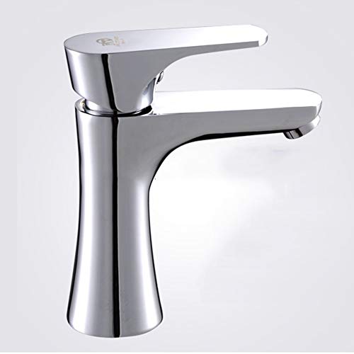 Robinet de lavabo chaud et froid f-1264 mitigeur à trou unique anti-éclaboussures