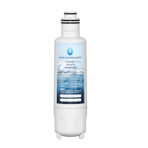 Image of HX2019F-A HX2019FR-A Water Filter Replacement, Compatible With Hisense HRM260N6TSE, HRFD560SW, HRCD585BW, HRFD634BW, HRCD650BW, HRCD586TBWB and Mora MRM260N6TSE