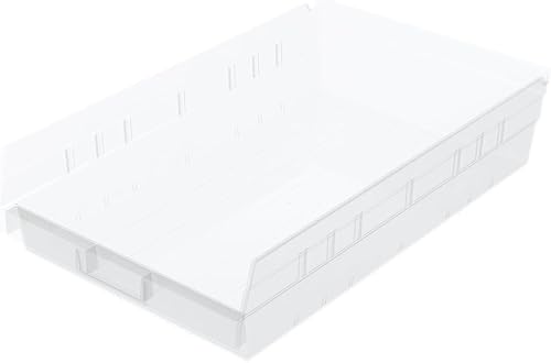 Vista 18 de Akro-Mils 30178 - Caja de plástico para estantes anidados, (18 x 11 x 4 pulgadas), verde, (paquete de 12)