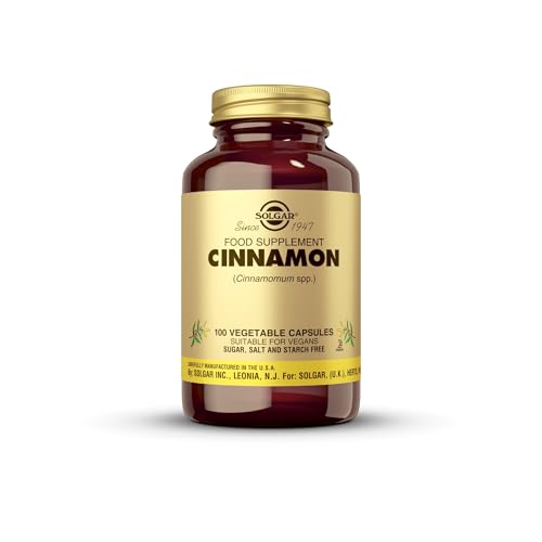 Solgar Canela Cápsulas vegetales - Envase de 100