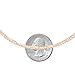 Savlano 925 Sterling Silver 2MM, 4MM Diamond Cut Omega Reversible Necklace - 18K Gold Plated 2-Sided Adjustable 14-17.5 Inch Necklace for Women. Comes with a Gift Box - Made in Italy (R)