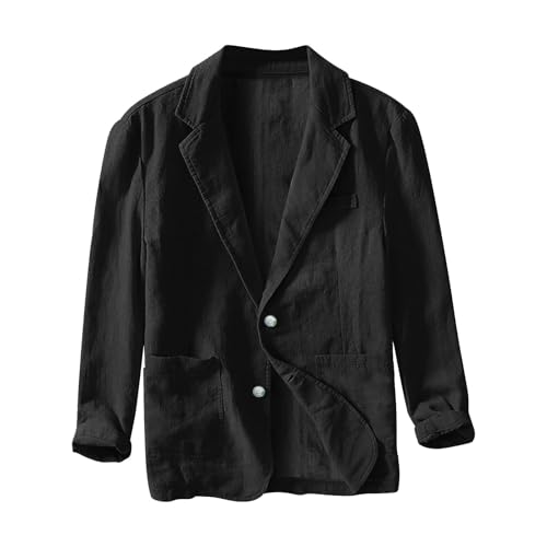 Women's Blazers & Suit Jackets Dressy Casual Linen Blazer for Women Business Casual Womens Fall Fashion 2025 Outfits3