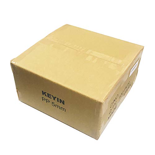 KEYIN Slim Single Clear PP Poly CD Case, 100-Pack
