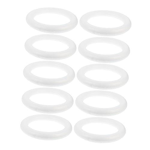 HAPINARY Schaumstoff Kranz Ring 10 Stück 20cm Selbstgemacht...