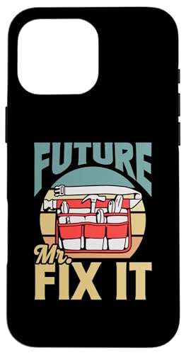 未来のミスターフィックス・イット 鋳掛屋 便利屋 修理 ミスター・フィックス・イット スマホケース iPhone 16 Pro Max 用