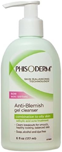 pHisoderm Anti-Blemish Gel Facial Wash 6 oz
