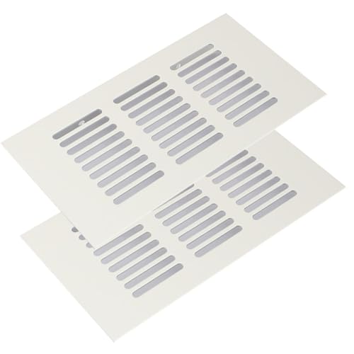 SakuRiver アルミ合金製換気グリル 2個パック 80x mm 食器棚換気口用(80x225mm)